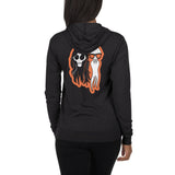 Says Boo zip hoodie