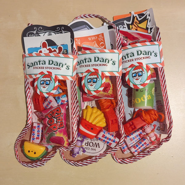 Santa Dan's Sticker Stocking